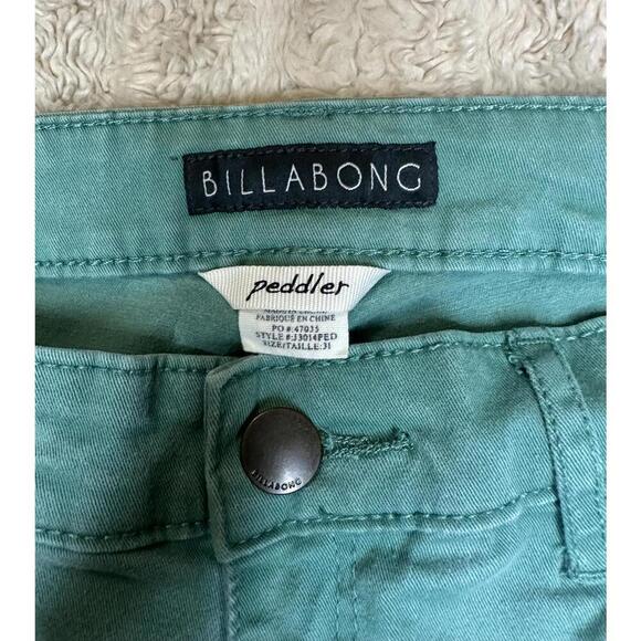 Billabong classic light green 'Peddler' jeans Size 31 - Picture 3 of 7